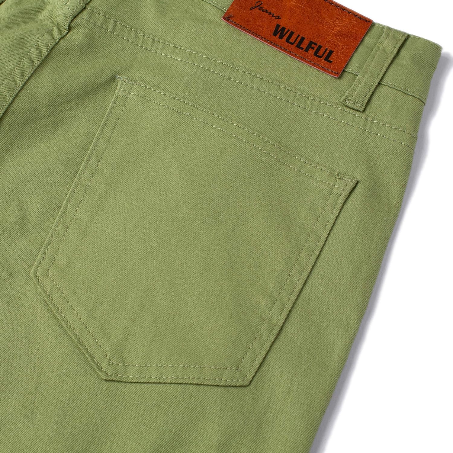 WULFUL Men's Slim Fit Skinny Stretch Comfy Jeans Denim Pants - Image 5