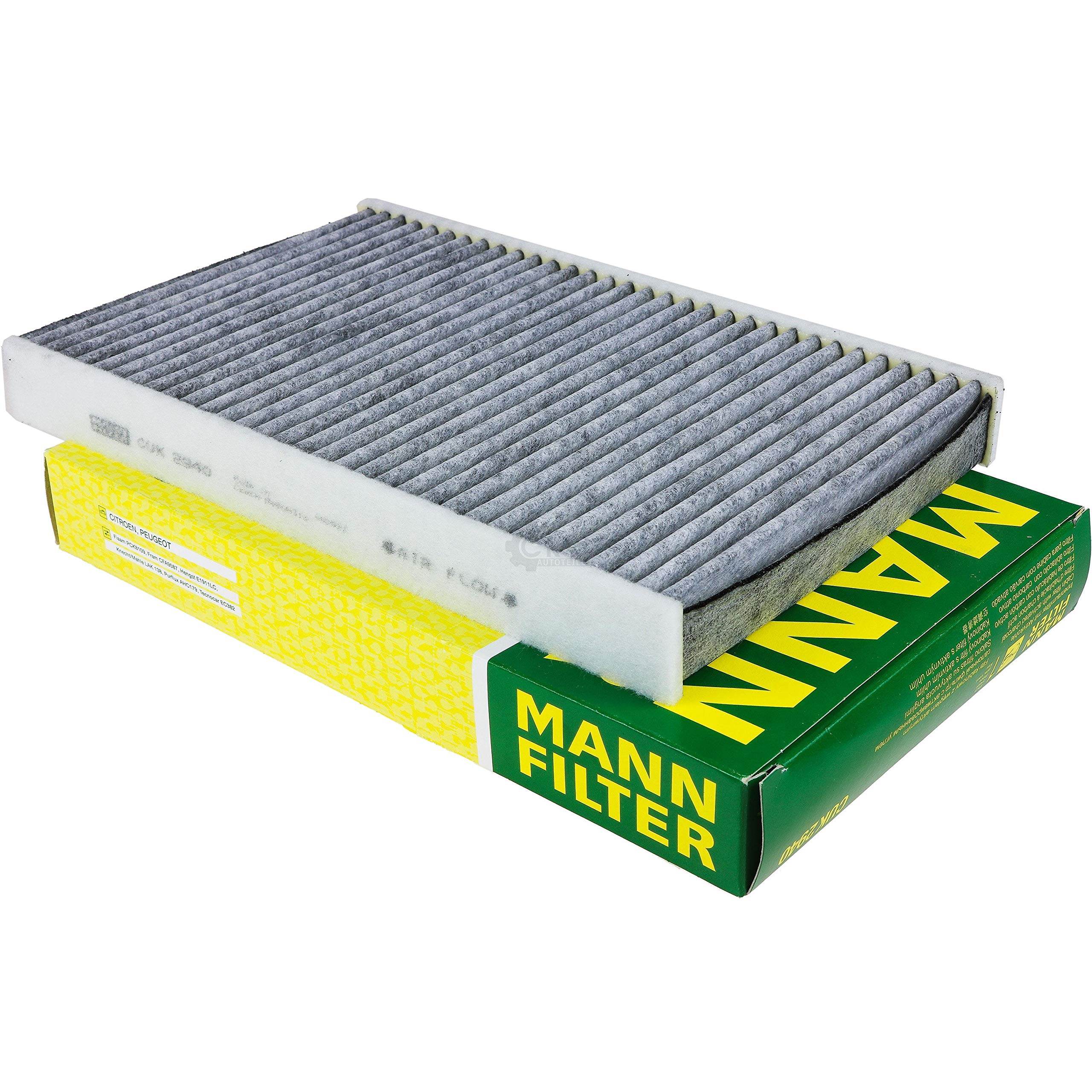 Paquete de inspección Kit de mantenimiento de filtros con filtro de aceite HU 711/51 x, filtro de aire C 3485/2, filtro de combustible WK 6031, filtro de habitáculo CUK 2940, anillo de