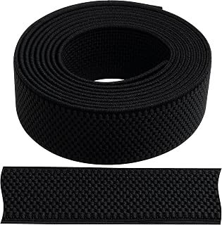AERZETIX - C67357 - Cinta/Tira elástica Plana Tejida 2 Metros para Tirantes - Anchura 35mm - Color Negro - pantalón confección mercería Costura artesanía Ropa Tela