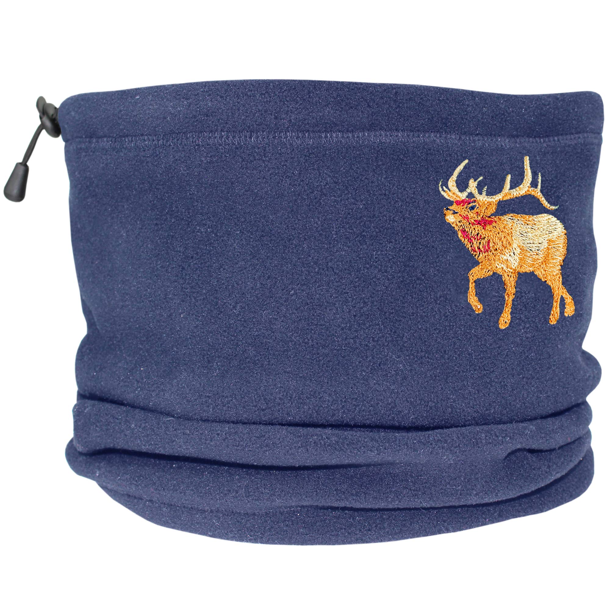 TeddyTs Stag Ultra Thermal Fleece Toggle Snood (Navy)