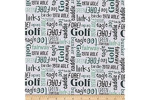Mook Fabrics Golf Yardage - Emerald