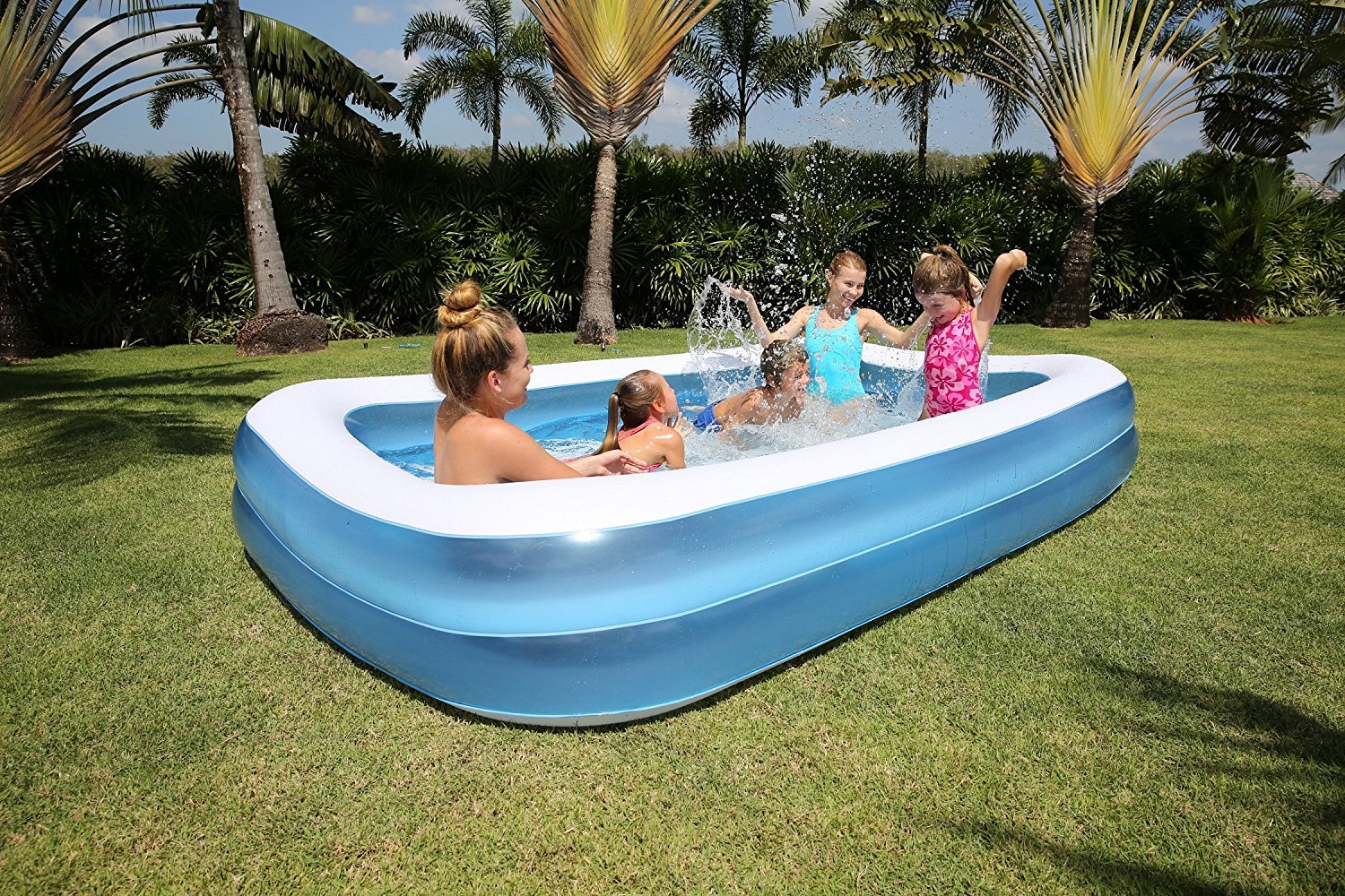Jilani Kids Pool Swimming Pool 8.7FTx 6FTx20 Inflatable-image-12