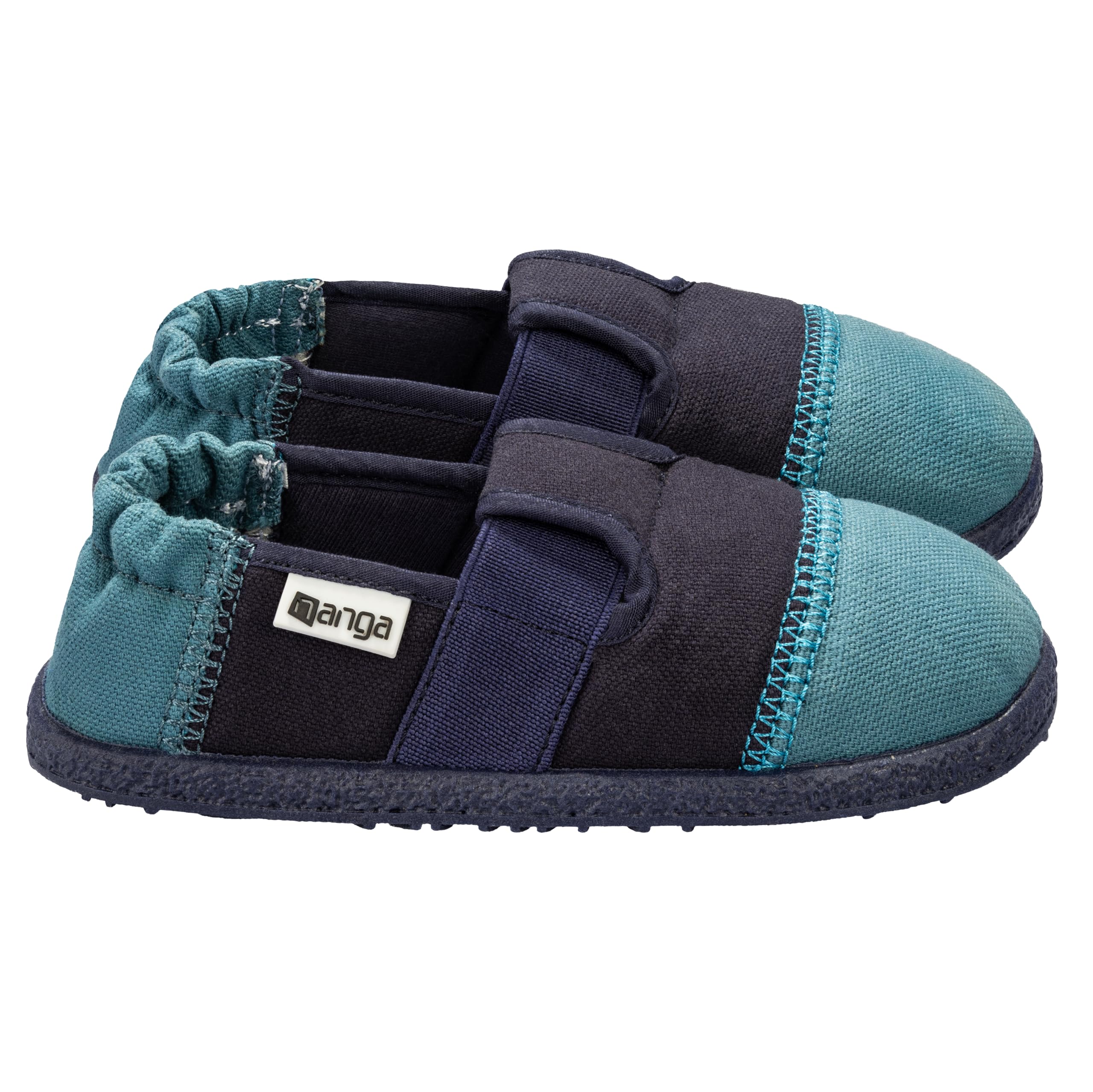 Nanga Ciabatte unisex per bambini, in bardana blu scuro 2.0, petrolio, blu, 28 EU