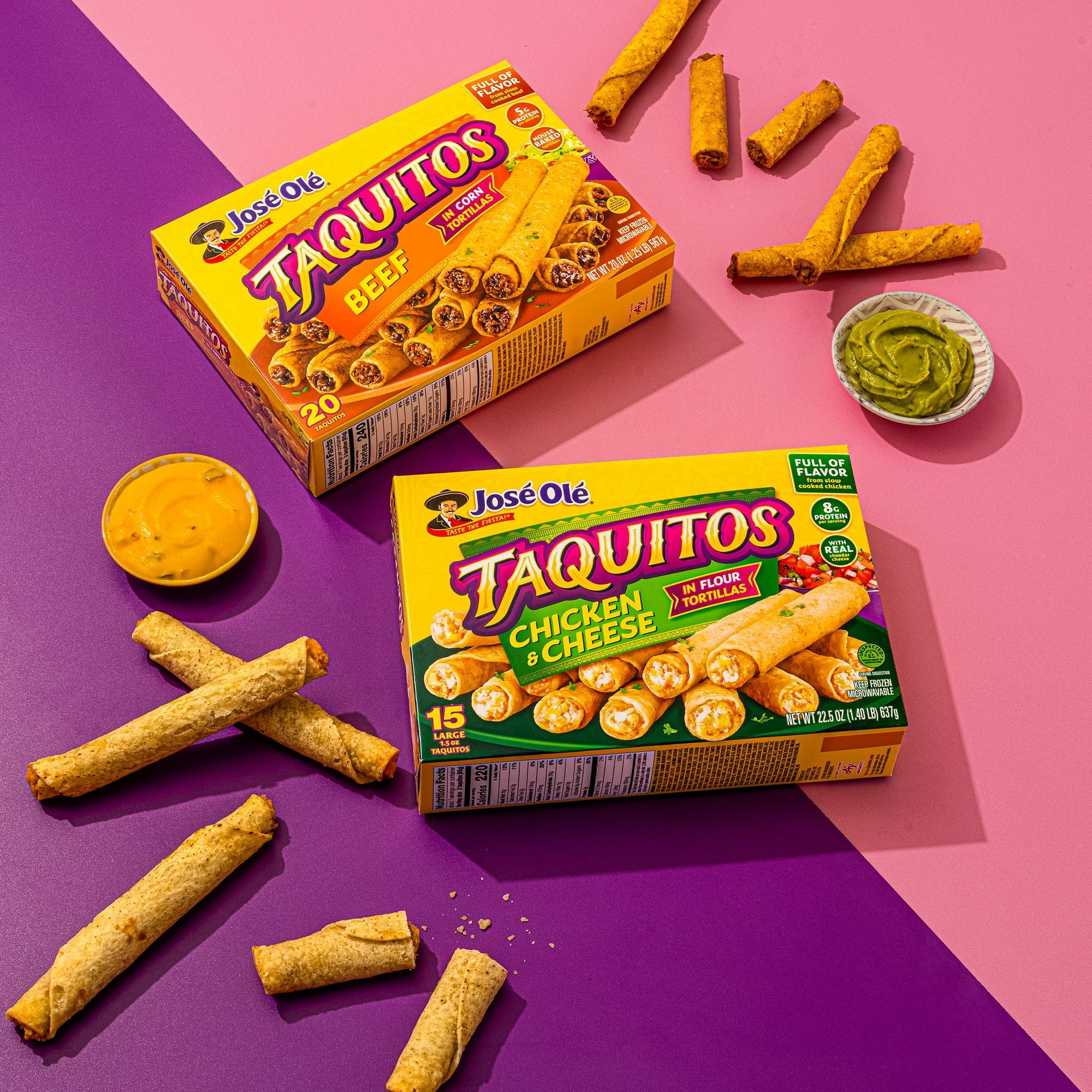 Jose Ole Chicken Taquitos Frozen Box 22 5 Oz — view 10