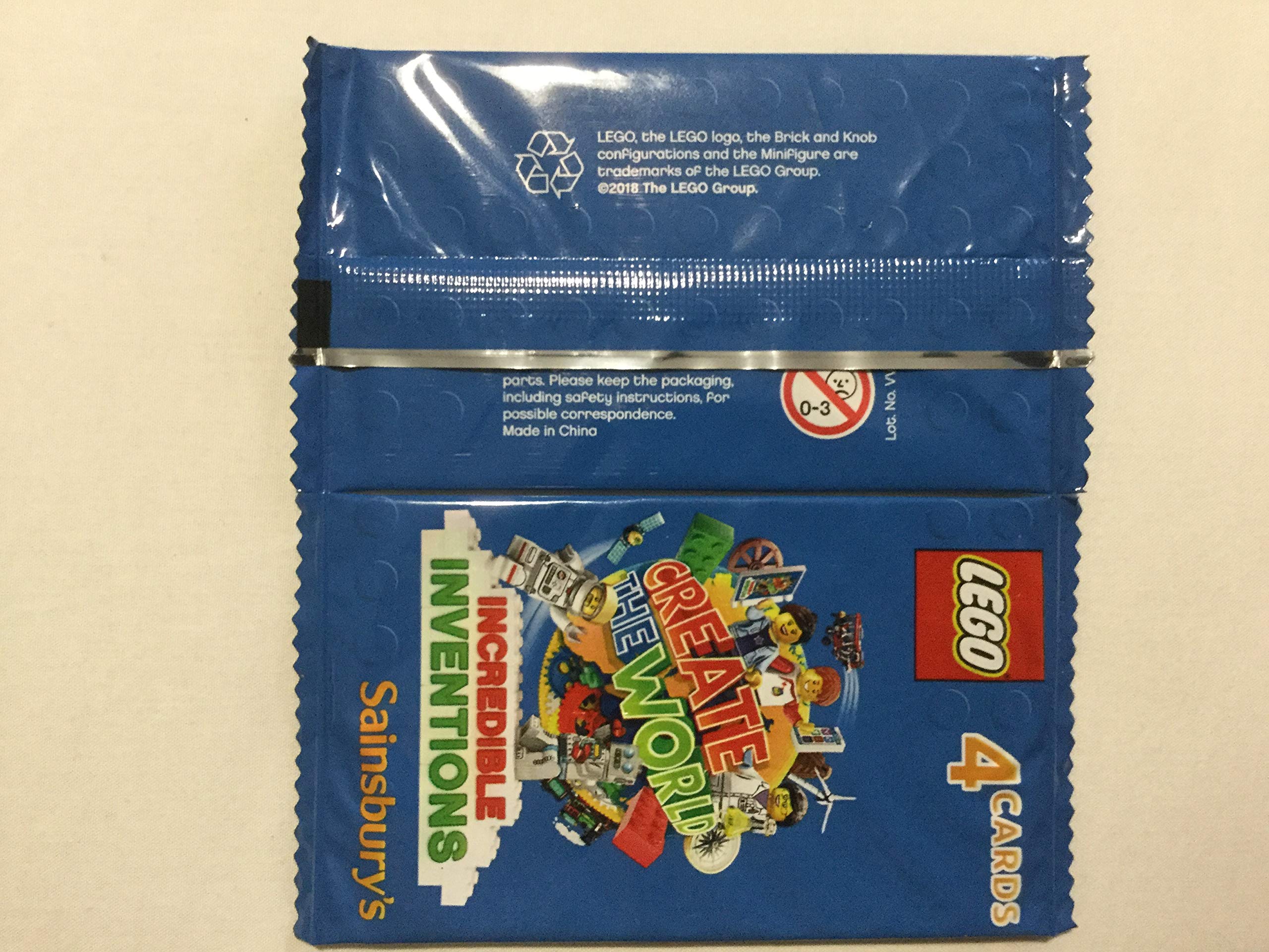Sainsburys 40 Lego Create the World Incredible Inventions Cards, 10 packs of 4, 2018 Blue cover edition : Amazon.co.uk: Toys & Games Sainsburys 40 Lego Create the World Incredible Inventions Cards, 10 packs of 4, 2018 Blue cover edition : Amazon.co.uk: Toys & Games