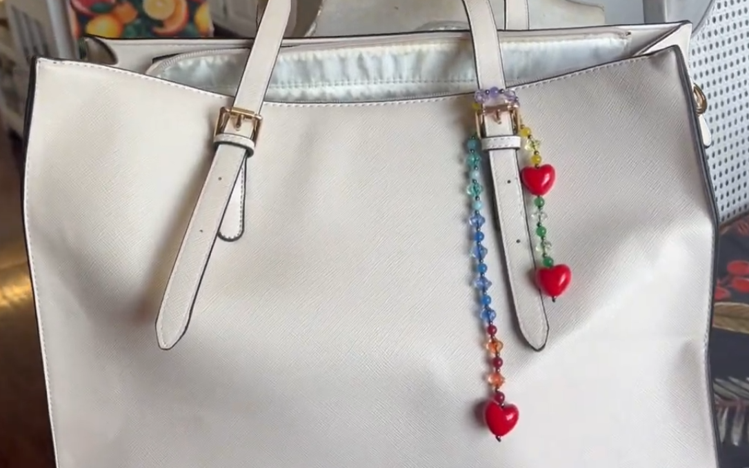 Amazon.com: Romukuku Classic Heart Bag Charm, Vintage  display picture 3