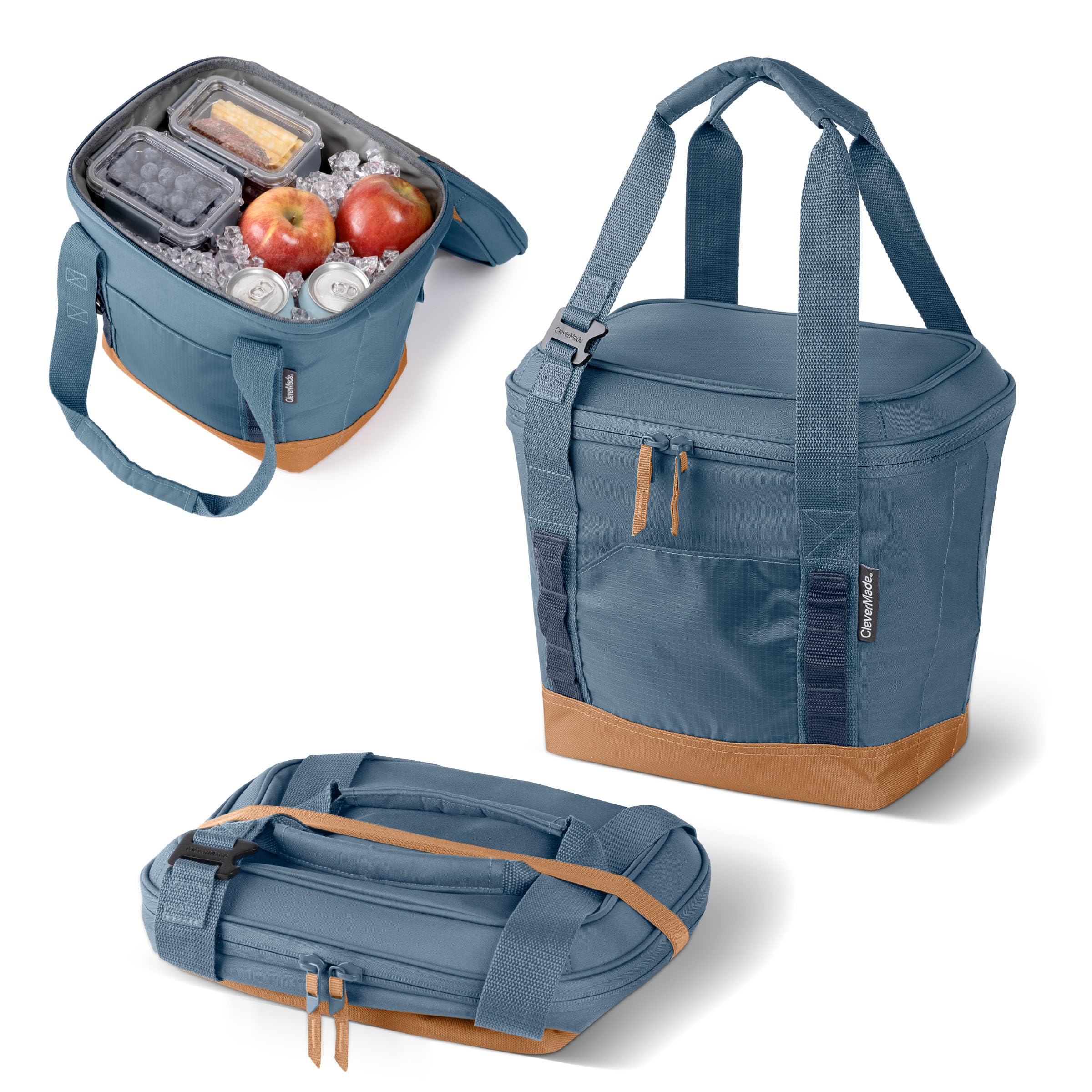 Amazon.com : CleverMade Pacifica Collapsible Cooler Bag – Small