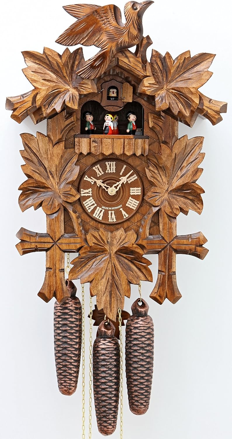 Cuckoo Clock Five leaves, bird