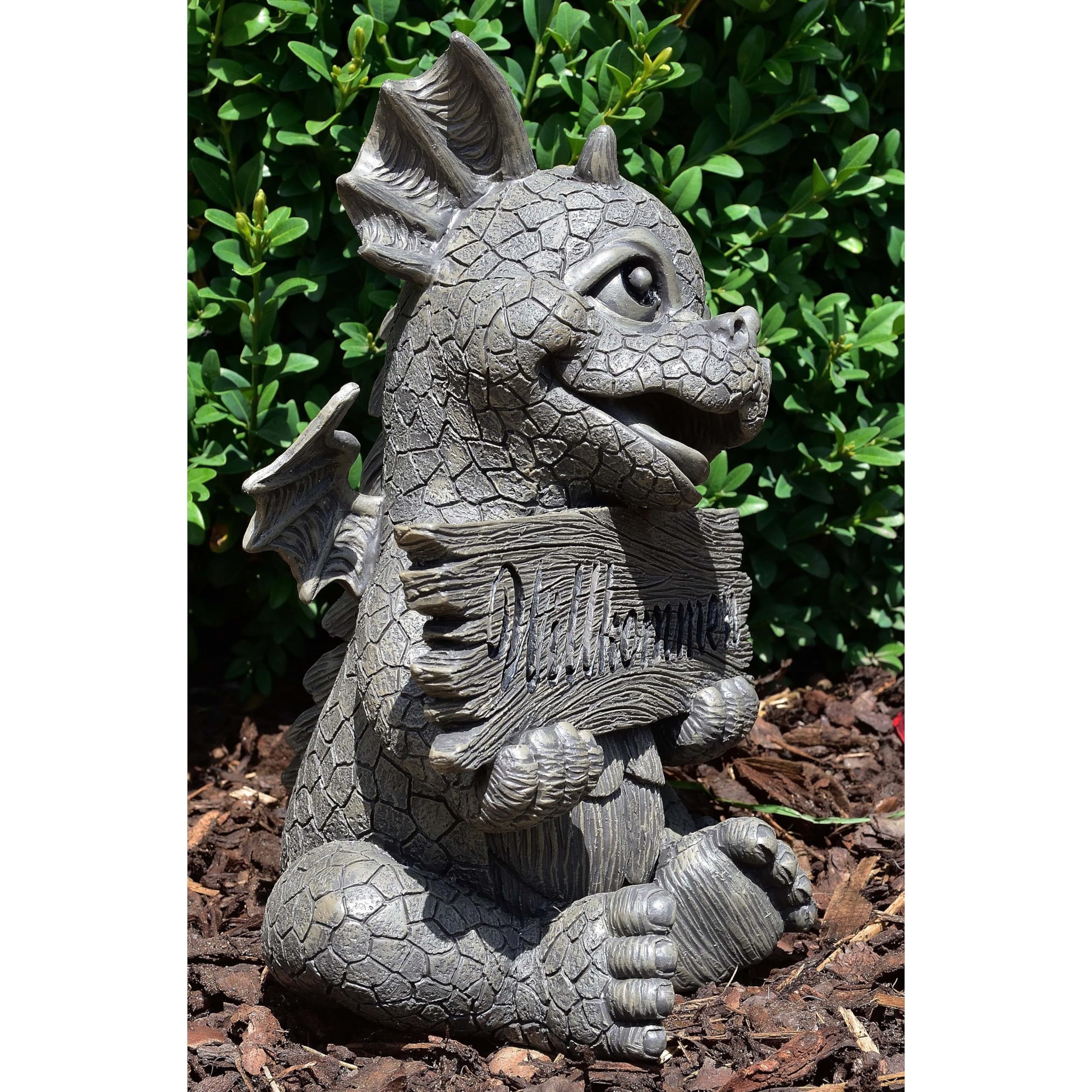 MystiCalls Gartendrache Welcome - Willkommen, Drache, Garten