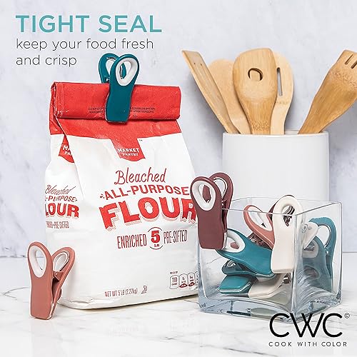 Miniatura 8 de Cook with color - Clips para bolsas de patatas fritas clips de cocina clips imantados para bolsas clips con cierre hermético para bolsas de