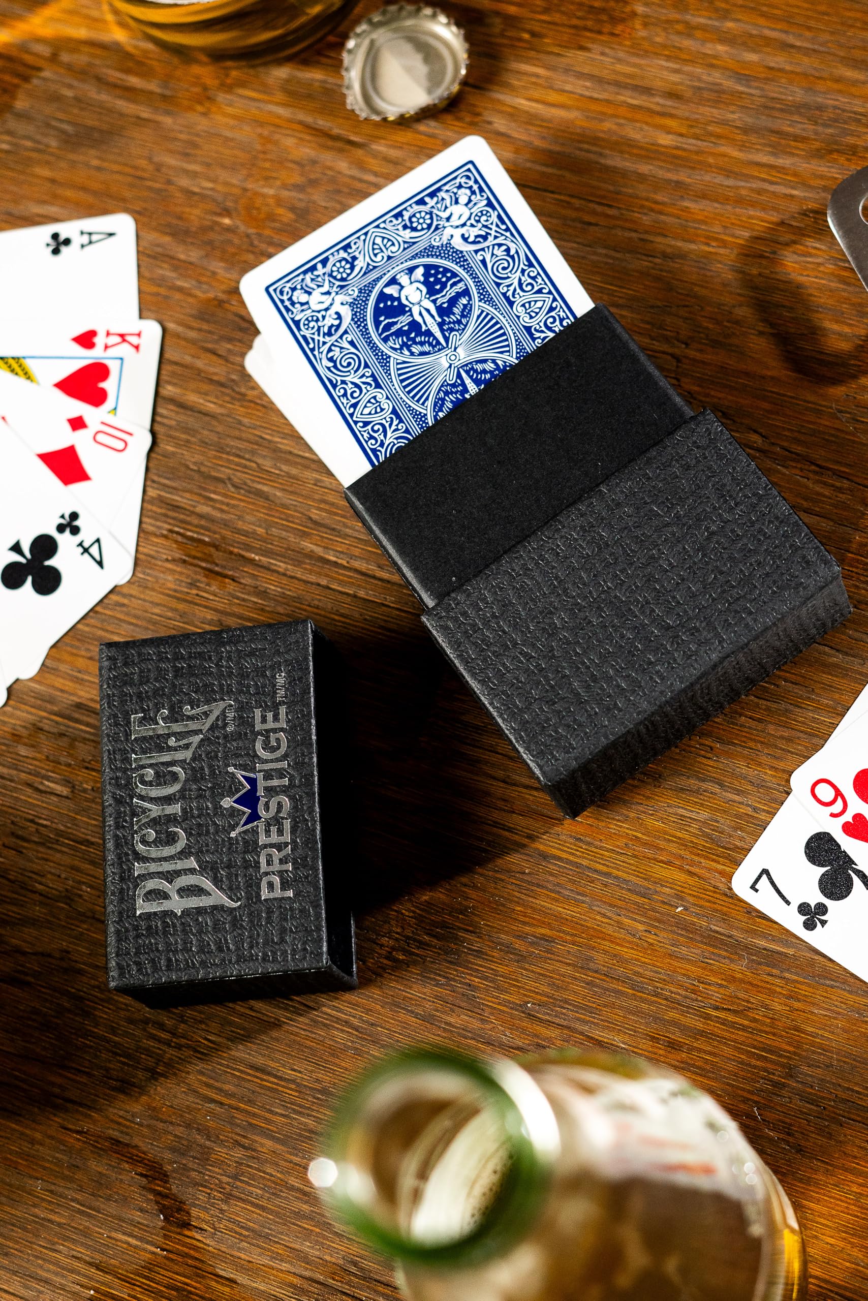Bicycle Prestige Waterproof Playing Cards, Blue 100% Plastic Deck