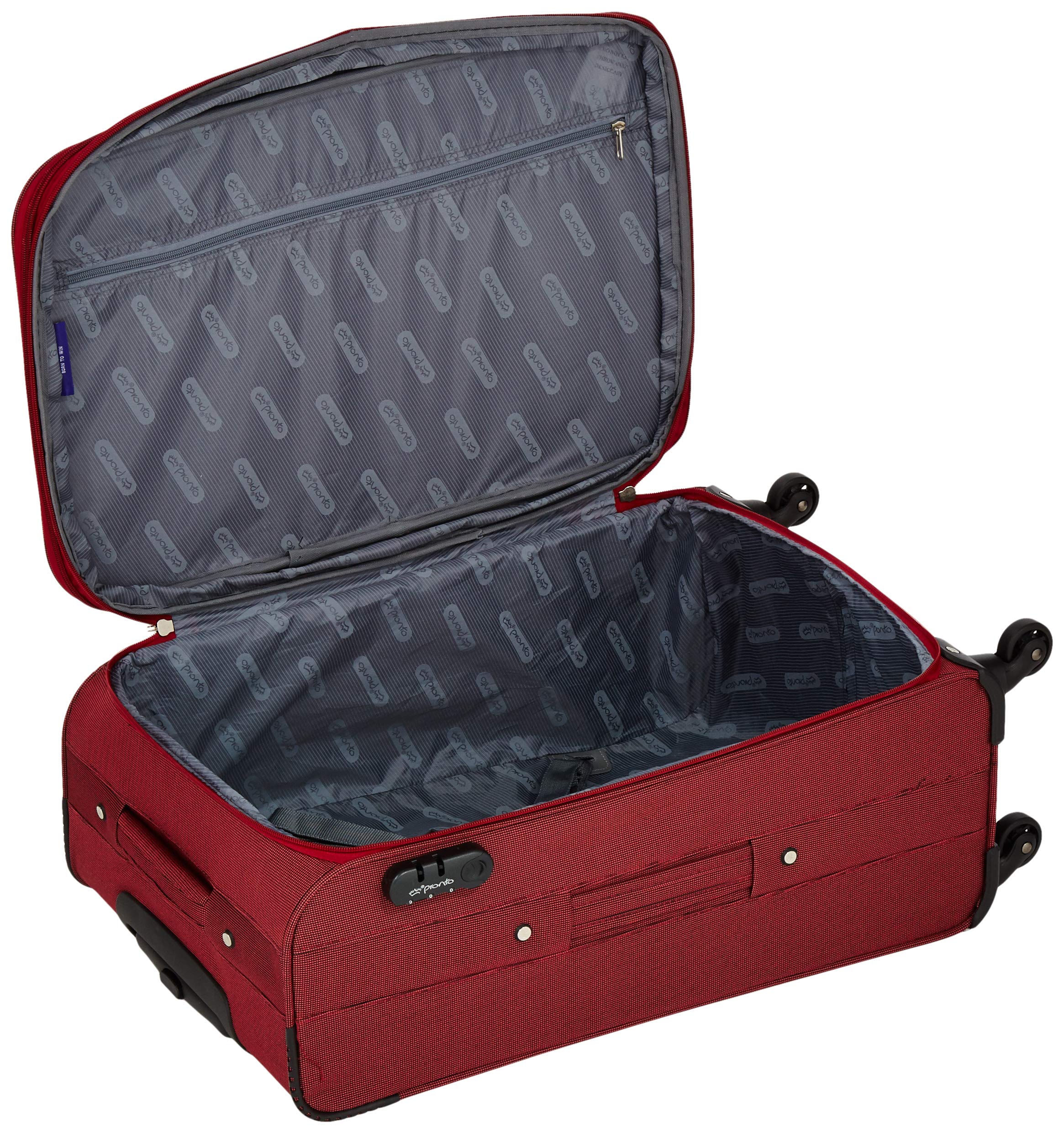 Amazon Pronto Trolly Bag Buy Pronto Camry Polyester 78 Cms Red