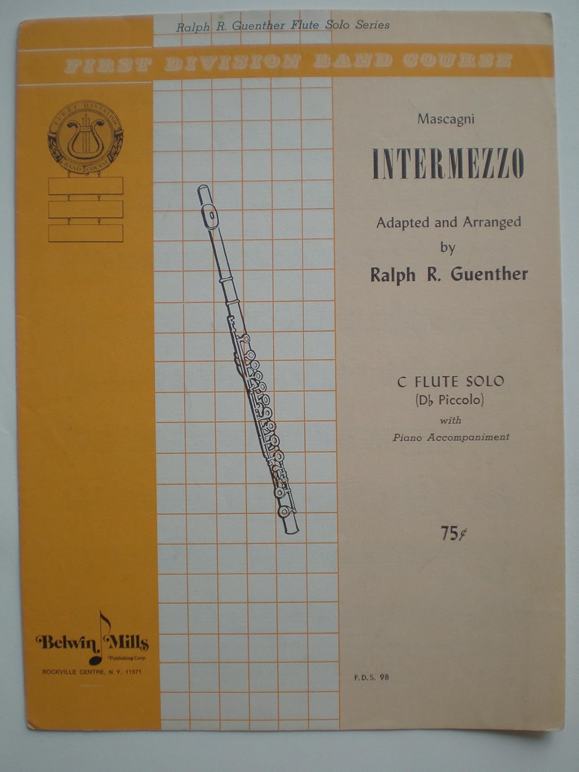 Intermezzo C Flute Solo (Db Piccolo) with Piano