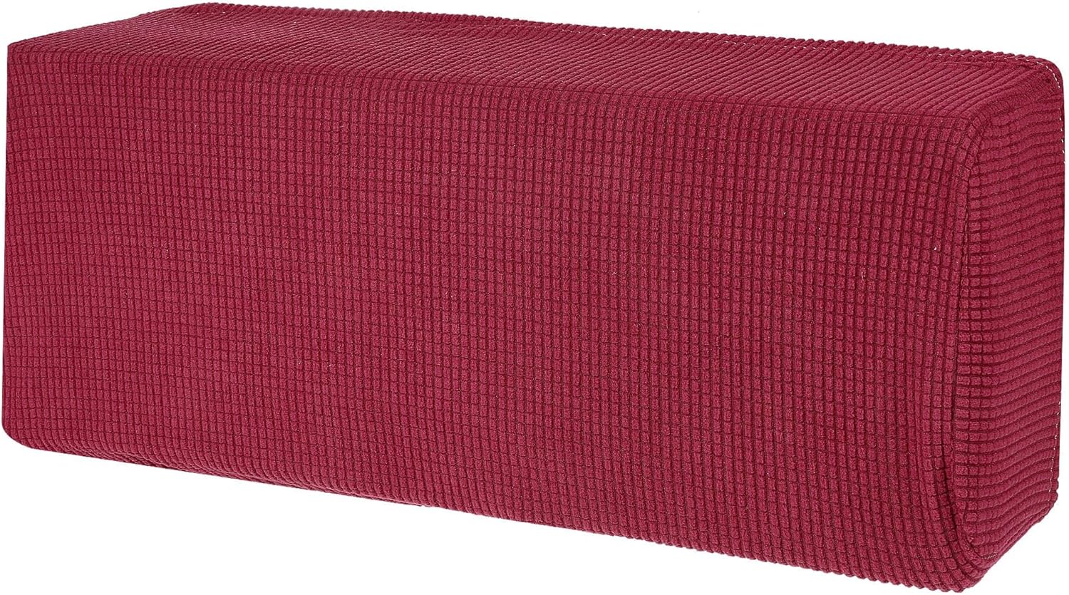 sourcing map Aire Acondicionado Cubierta 31-34 Pulgadas Tejido Elástico Tela Polvo Prueba para Pared Montaje Unidades Split Interior AC Cubiertas Vino Rojo