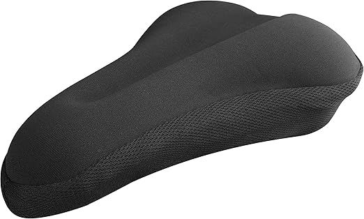 BV Bike Seat Cover - Extra Soft Memory Foam Bicycle Saddle Cushion for Stationary Bikes, Indoor Cycling, Spinning Class