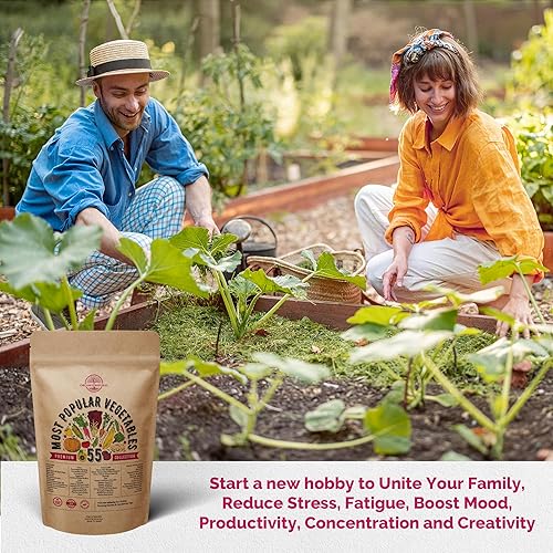 Miniatura 8 de 55 semillas de vegetales más populares para plantar el jardín en casa  Más de 11,500 semillas sin OMG, semillas tradicionales para plantar en