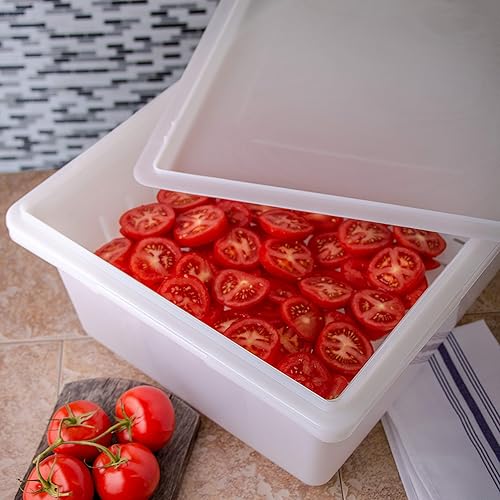 Miniatura 7 de Carlisle FoodService Products Storplus - Colador de contenedor de almacenamiento de alimentos con diseño apilable para catering, bufés,