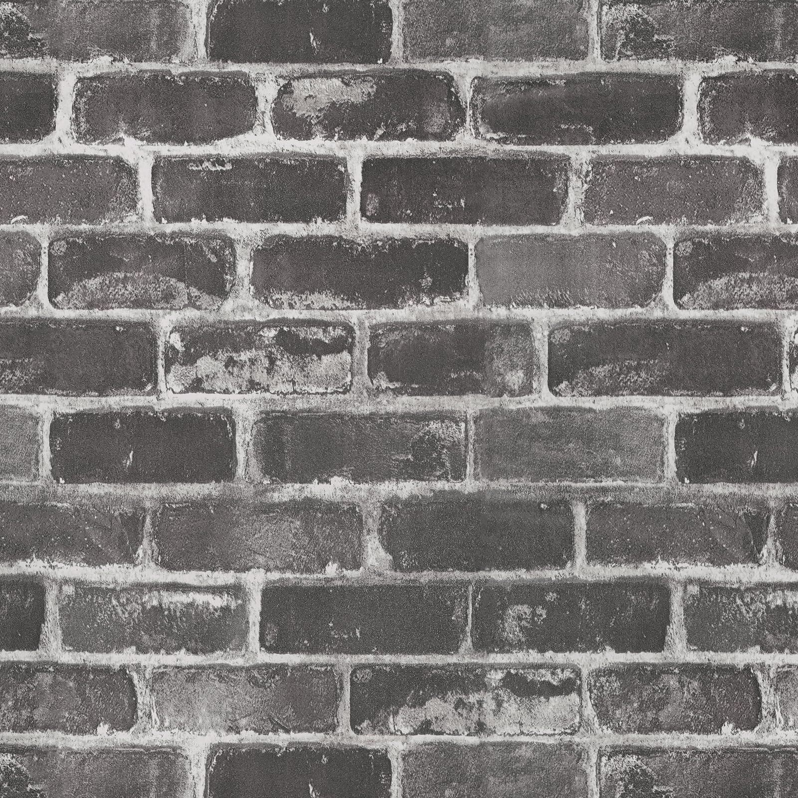 Qianglive Gray Brick Wallpaper