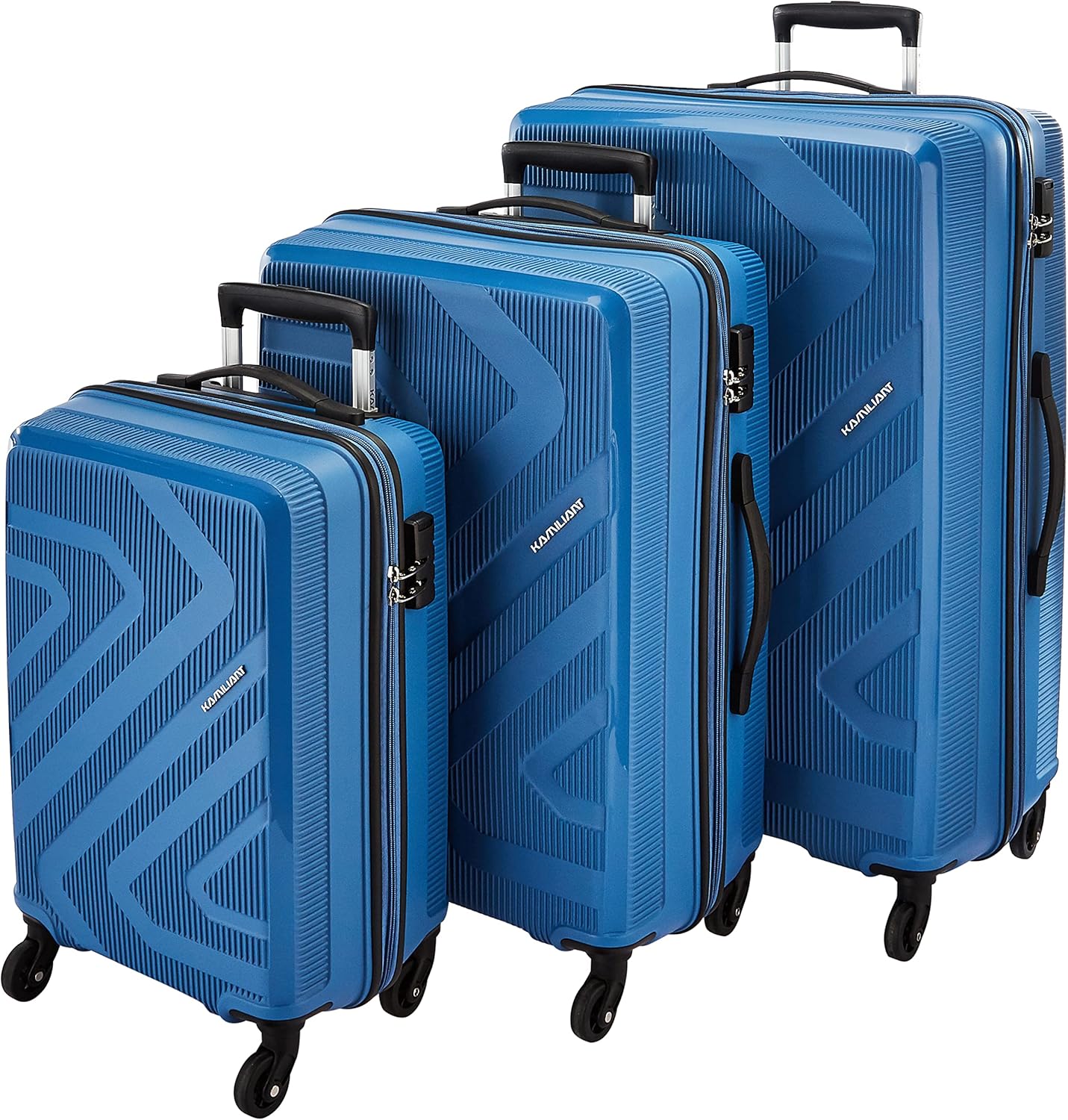 KAMILIANT by AMERICAN TOURISTER Kiza Hard Spinner Luggage Trolley 3 Pcs