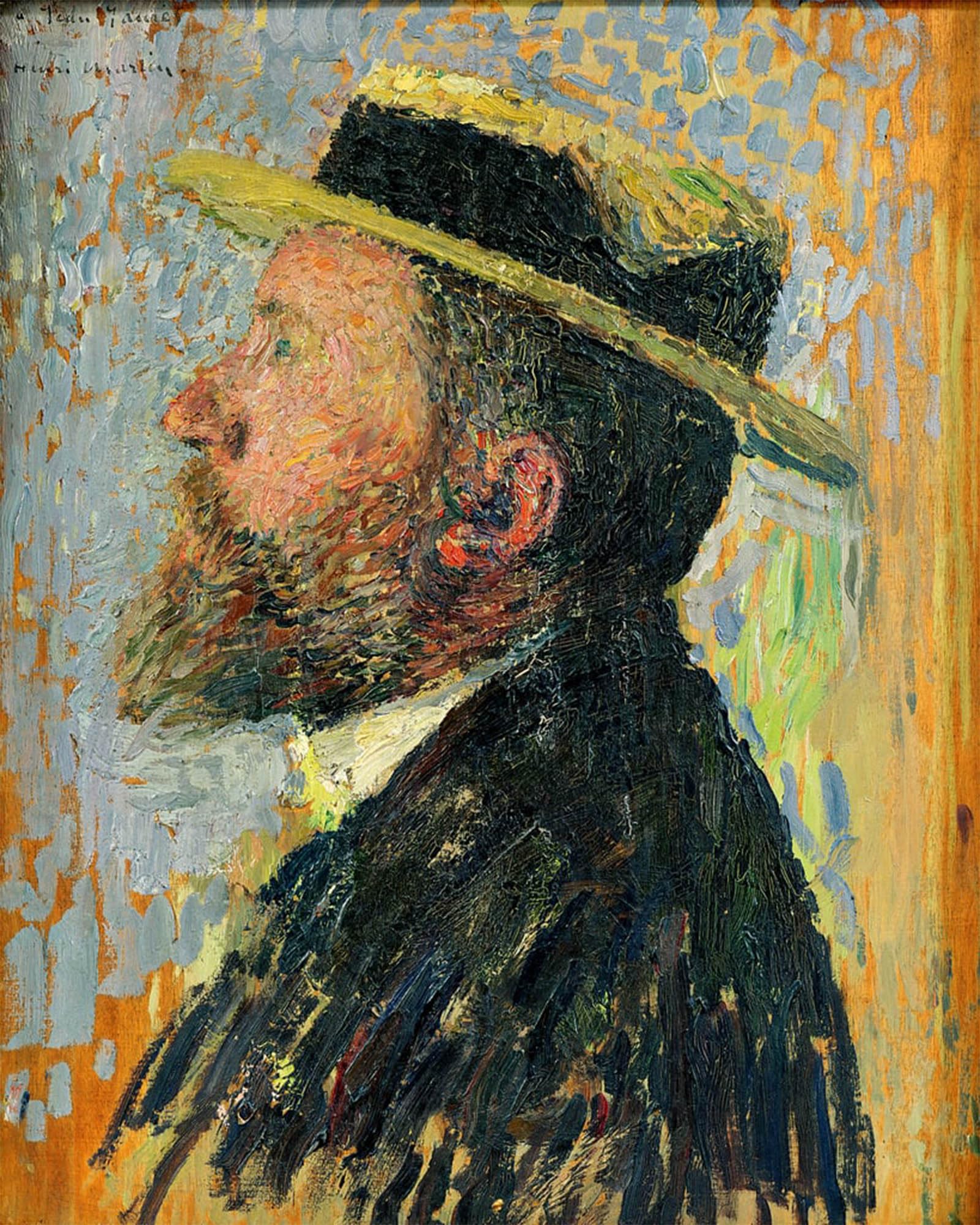 ARTXLXXBN Famous Painting Canvas Artwork Graffiti Print Portrait of Jean Jaures the French Socialist Leader by Henri Portrait Canvas Image for Home Decor 60x90cm