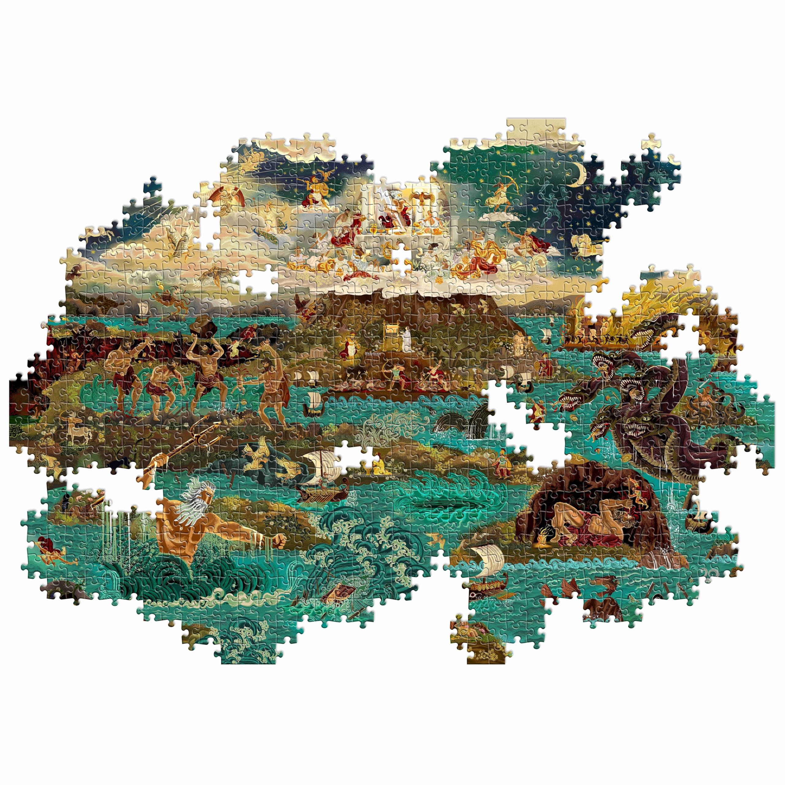 The World of the Odyssey & Other Greek Myths: A 1000-piece jigsaw puzzle by Adam Simpson