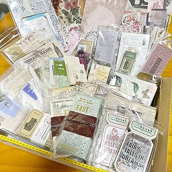 Amazon.co.jp: TOHYAN 福袋 ジャンクジャーナル コラージュ 素材