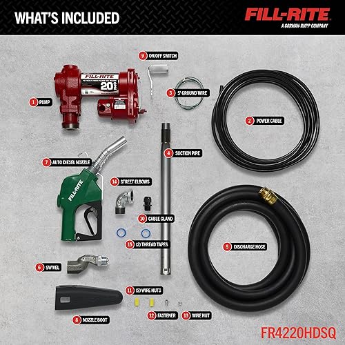 Miniatura 3 de Fill-Rite Bombas de Transferencia de Combustible de 12V y 20 GPM (Serie 4200)
