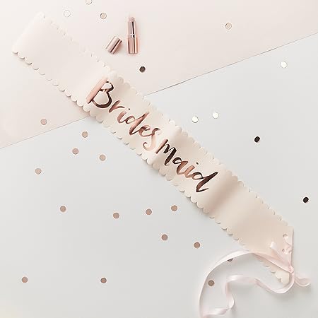 Ginger ray bridesmaid sash Clearance