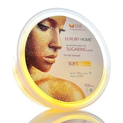Depilación en pasta de azúcar, cera de azúcar suave, para el hogar de lujo para tiras de depilación de azúcar, pasta de azúcar fabricada en EE. UU.,