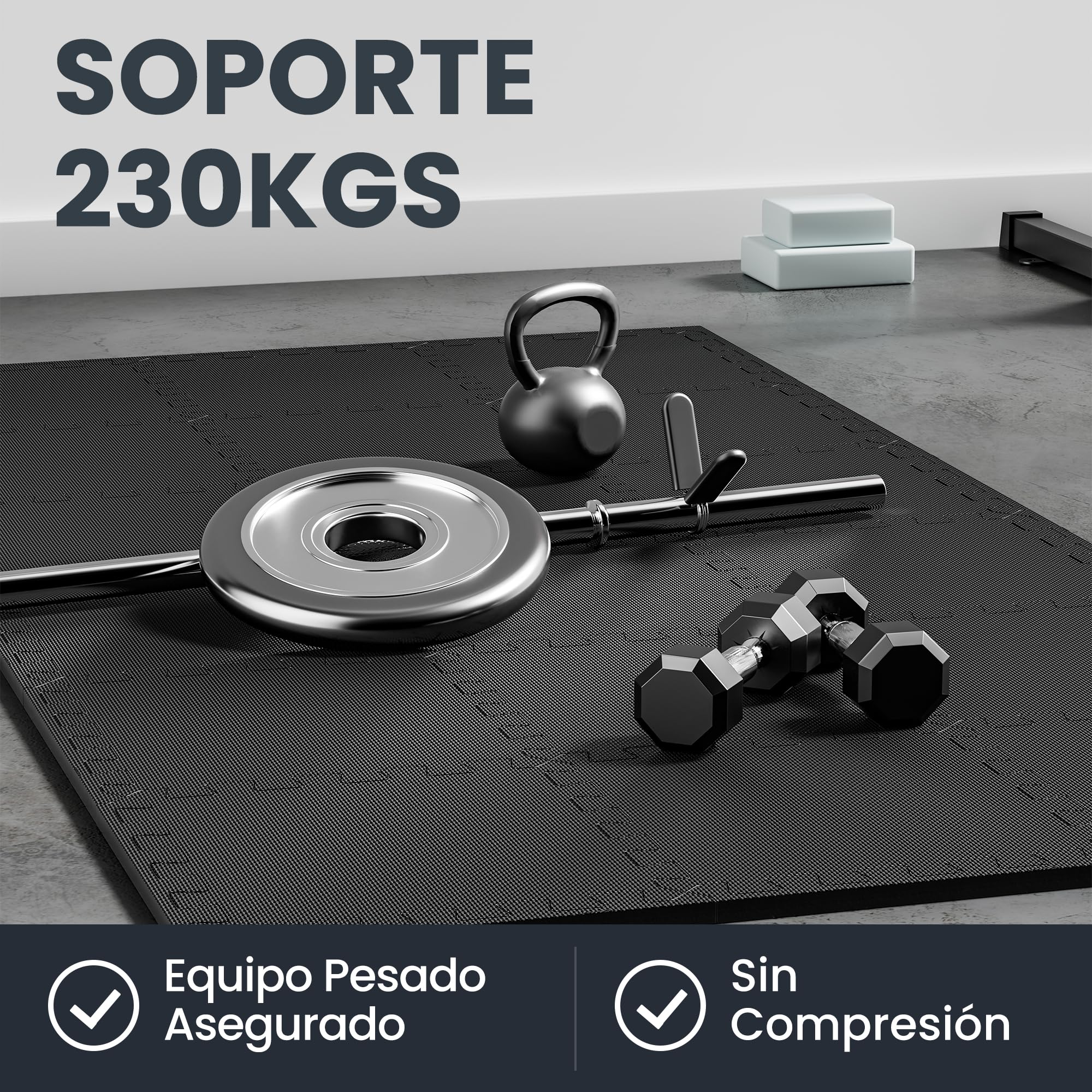 Ultrasport Tatami Suelo Goma EVA Puzzle 54 Piezas Alfombra Gimnasio Acolchado