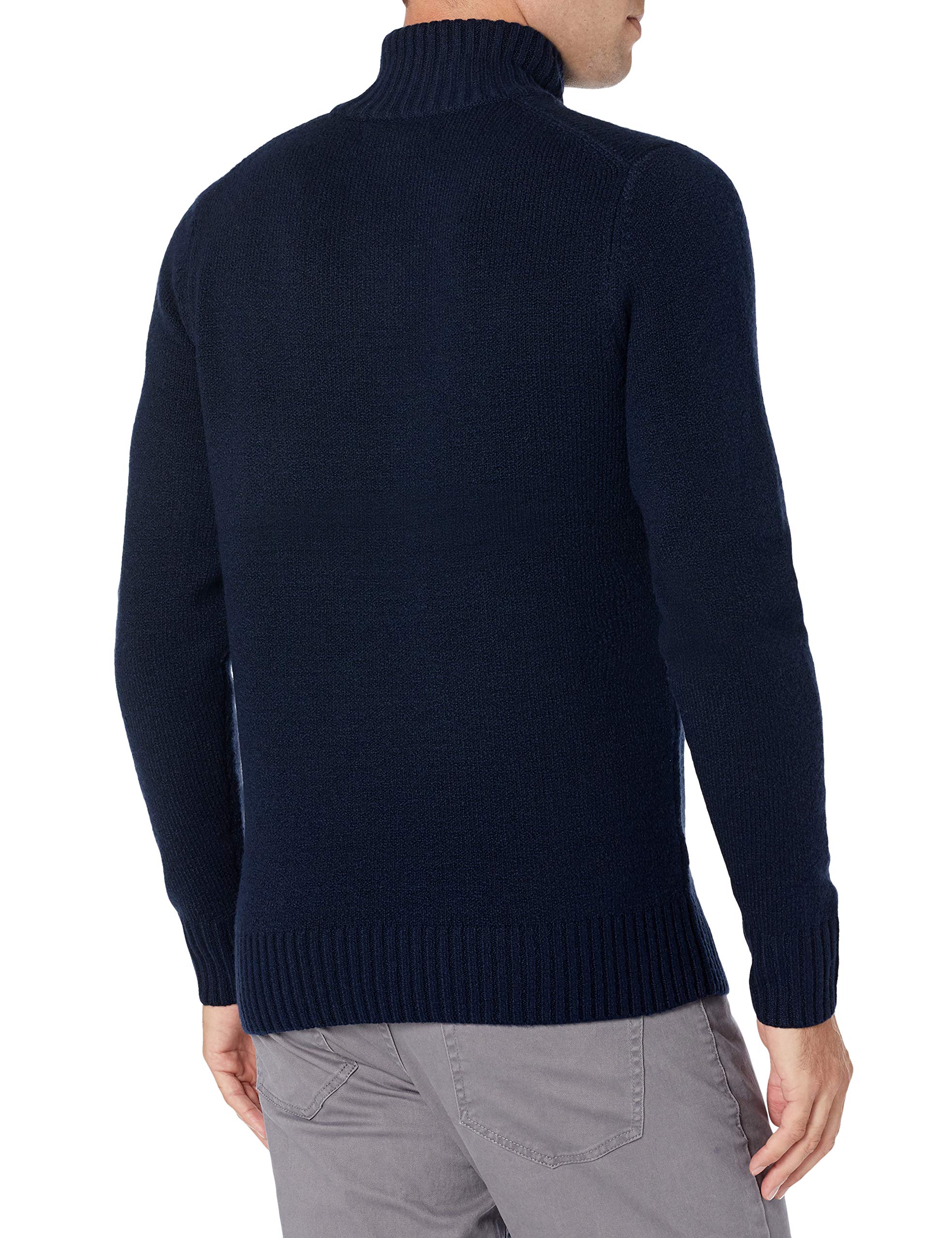 Calvin Klein MOCK NECK SWEATER - Trui - grey tar/blauwgrijs