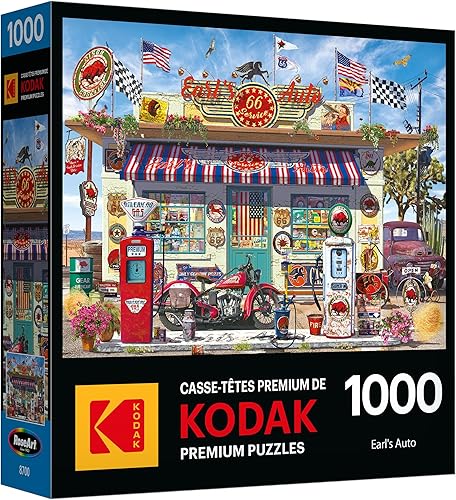 Miniatura 4 de RoseArt - Kodak Premium - Earl's Auto - Rompecabezas de 1000 piezas para adultos