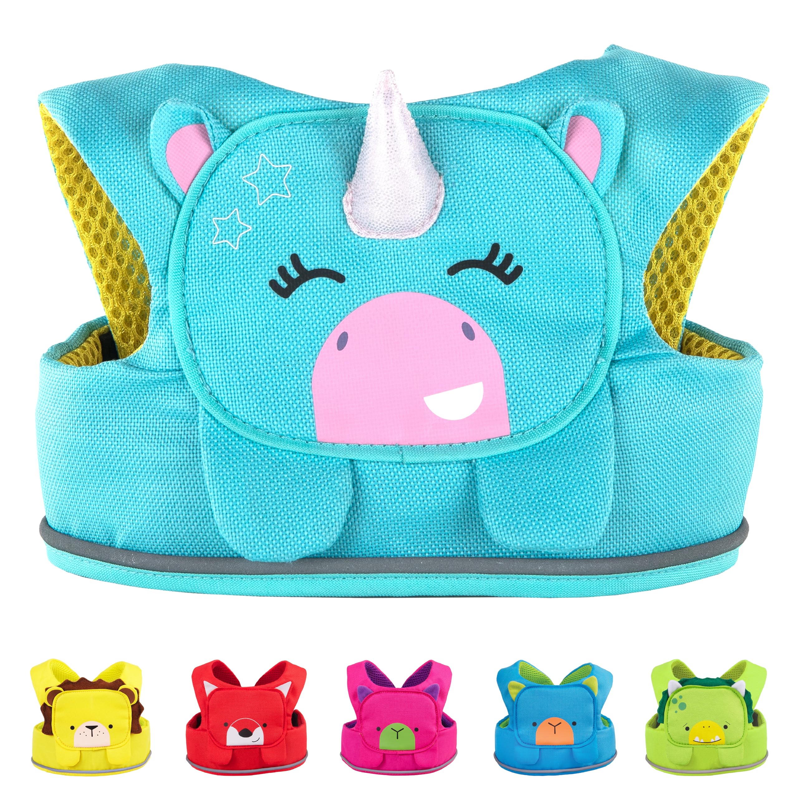 Trunki ToddlePak - Fuss Free Baby Walking Reins And Toddler Safety Harness – Dudley Dinosaur (Green) — view 8