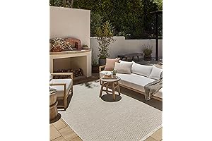 Loloi Amber Lewis x Loloi Malibu MAB-04 Beige Dove Indoor/Outdoor Area Rug