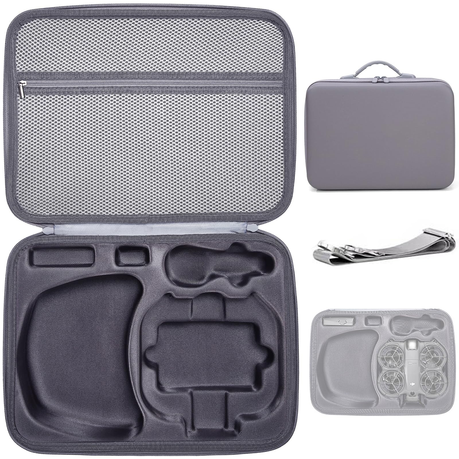Custodia per DJI Neo 2, Custodia da trasporto Borsa protettiva Accessori per DJI Neo 2 Motion Fly More Combo for Goggles N3/RC Motion 3