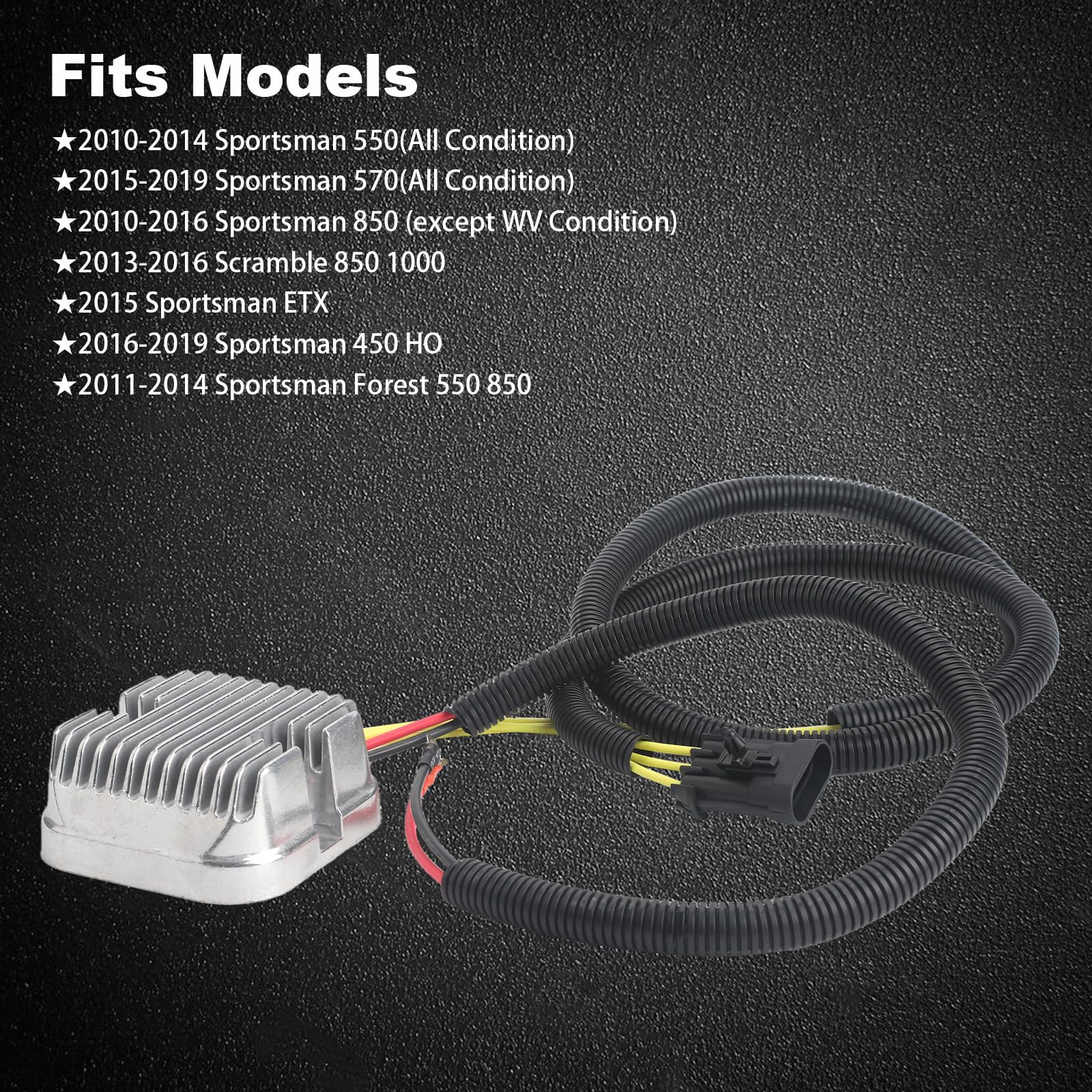 Spannungsregler Gleichrichter Für Polaris Scrambler & Sportsman - SH847AA - Ersatz Für 4014856 4016868