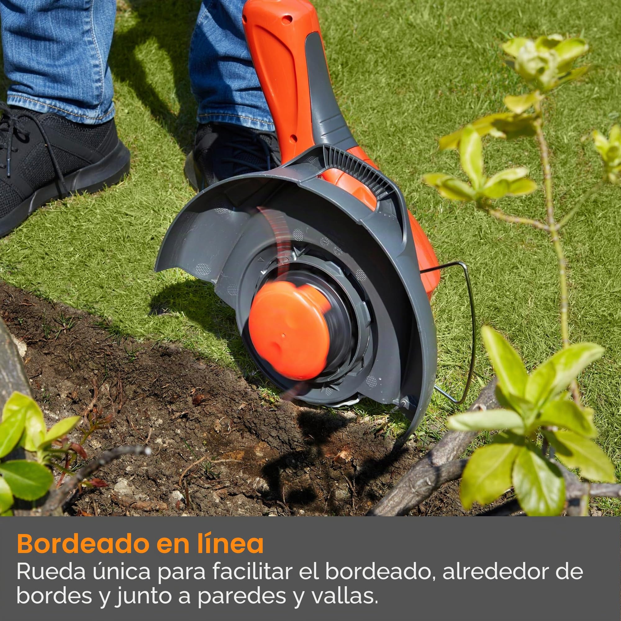 Flymo 9672414-01 - Eléctrica Cortadora De Cesped Y Lawn Edger - Orange