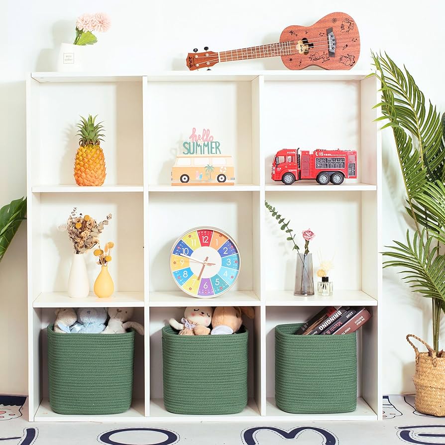 果蔬11 Amazon.com: MINTWOOD Design 3-Pack 11x11 Inch Cube Storage