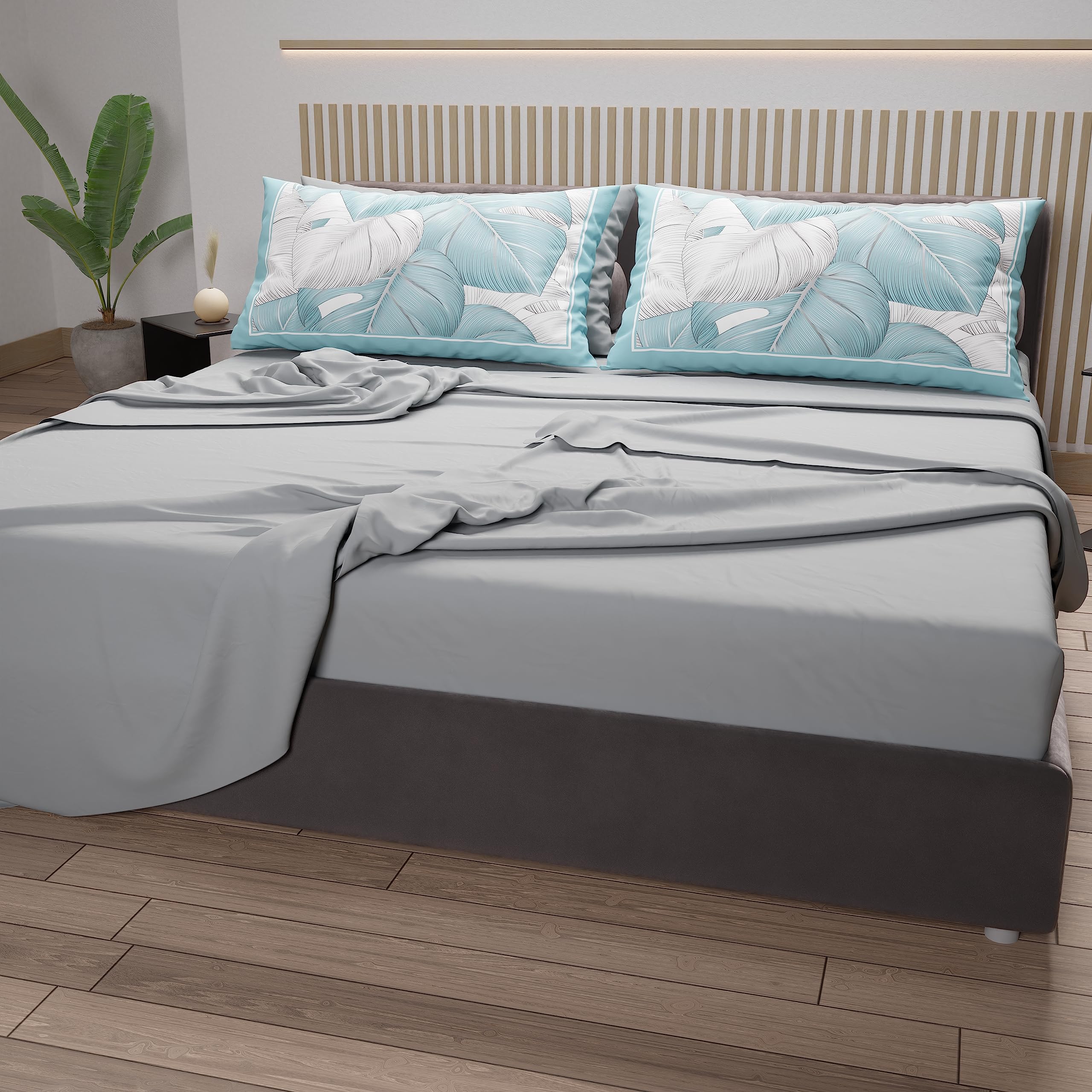 PETTI Artigiani Italiani, Cotton Sheets with Pillowcases in Digital Print, French Quarter Size - Image 3