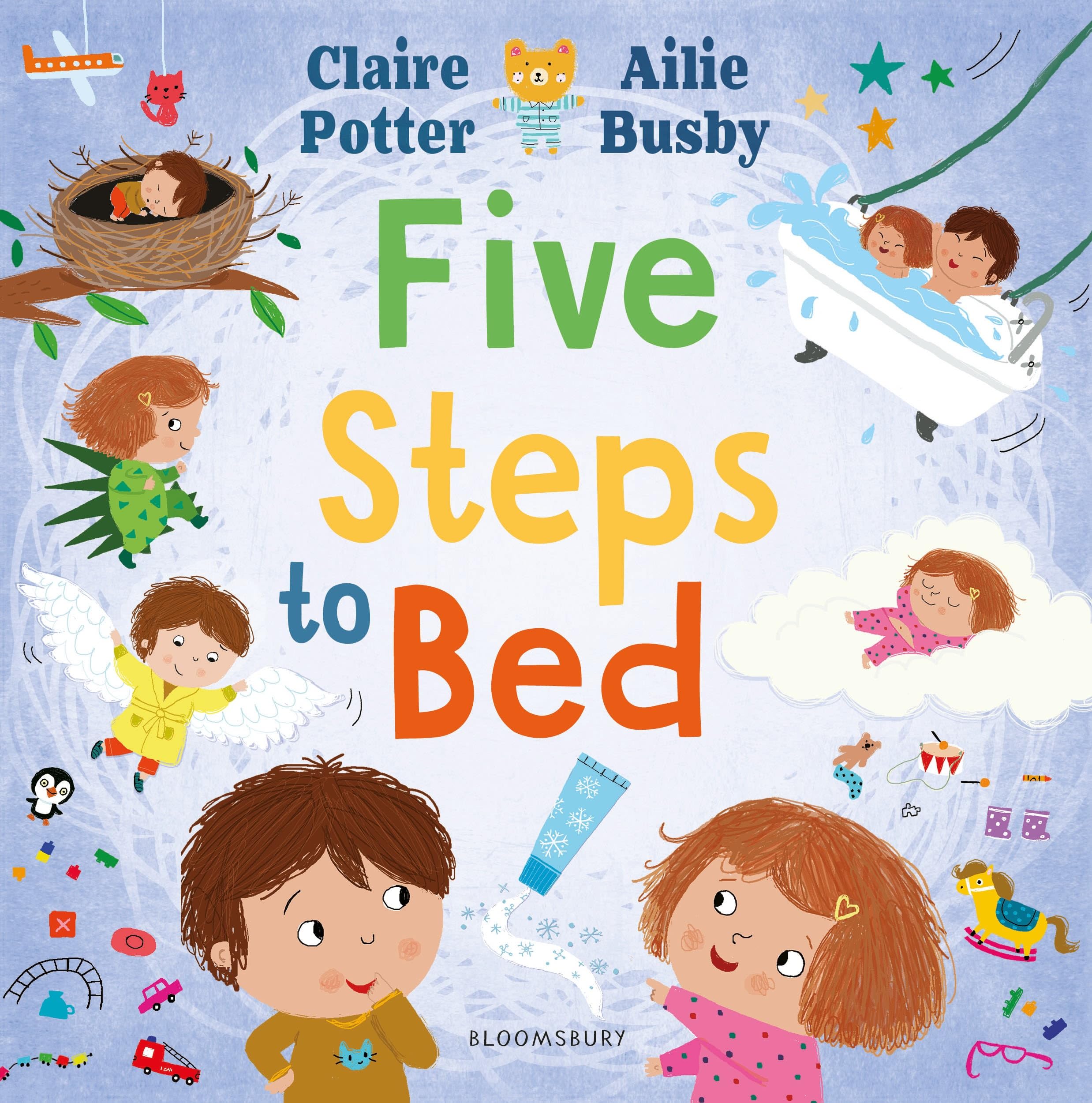 Five Steps to Bed: A choosing book for calm bedtime routines. Potter, Busby**
