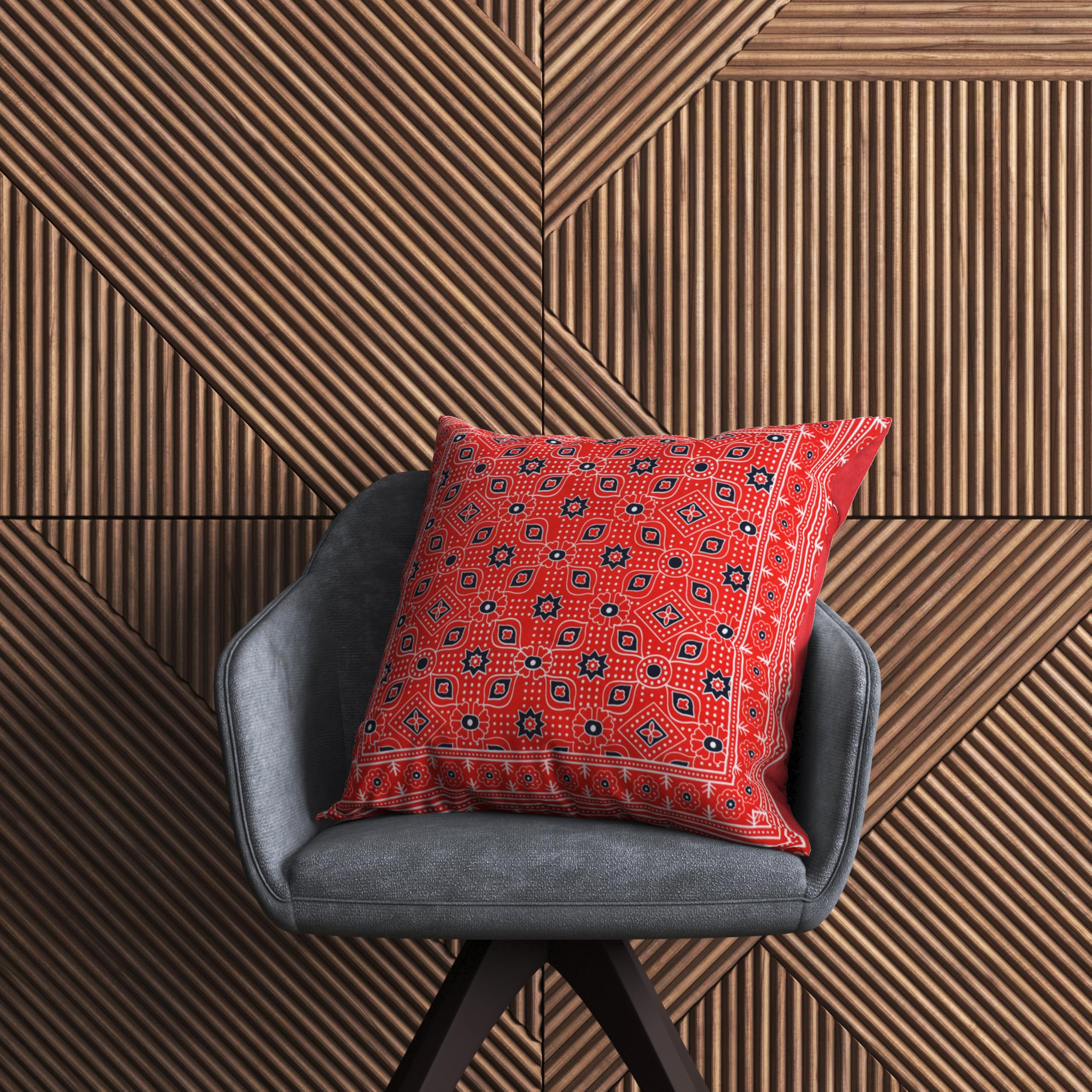 AAZEEM Decorative 16x16 Inch Throw Pillow Covers Set of 1 | Super Soft Velvet Pillows|Fall Pillowcase for Living Room Bedroom Sofa Couch Cushion Cover |Red Color| 40x40cm|-image-16