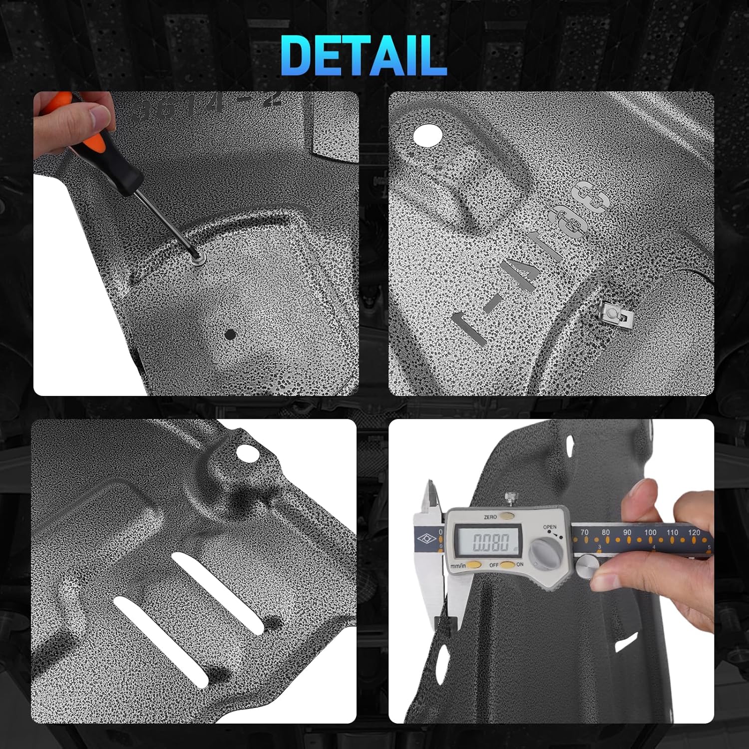 Engine Splash Shield Compatible with Hyundai Sonata 2020-2023 Upgraded Manganese Steel Version Engine Lower Fender Under Car Shield Cover with Mounting Screws Replace# 29110-L0200 29110L0200