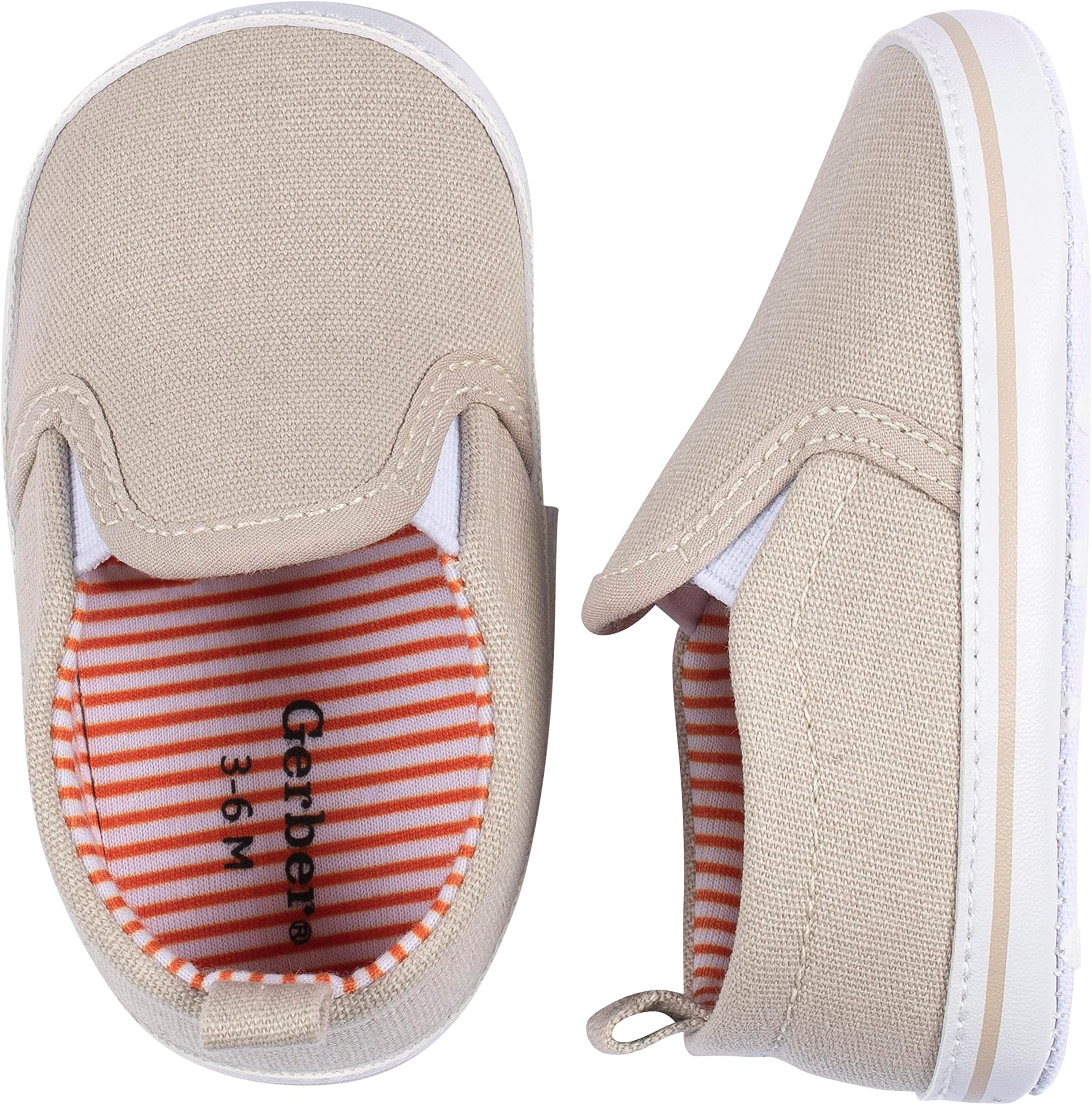 GerberUnisex-Baby Newborn Infant Toddler Boy And Girl Slip-On Sneaker Crib Shoe