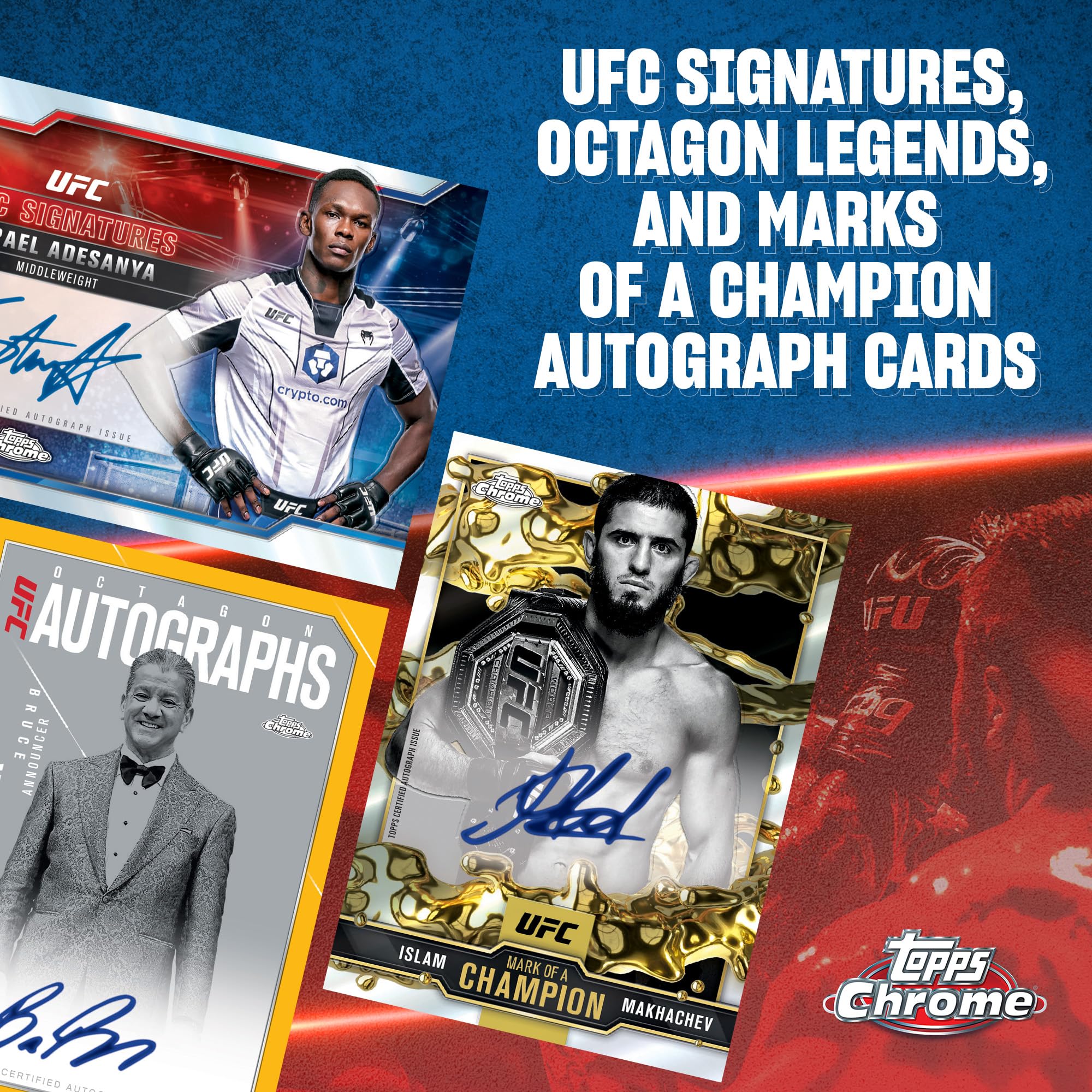 Topps 2025 Chrome UFC – Scellé en Usine – Boîte économique