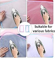 Vista 7 de Paquete de 2 paños de planchado protectores para planchar, protector de planchado que ahorra quemaduras, almohadilla aislante para ropa delicada
