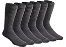 Men's Dri-Tech Moisture Control Boot-Length Socks (6-Pack)