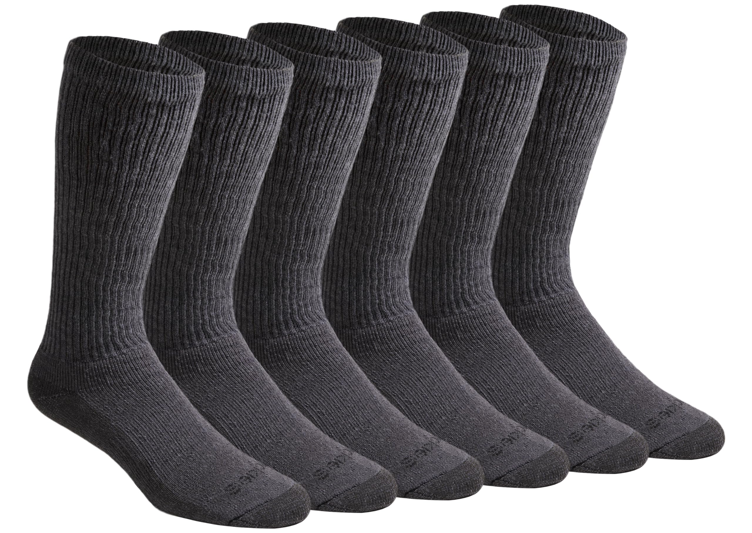 DickiesMen's Dri-Tech Moisture Control Boot-Length Socks (6-Pack)