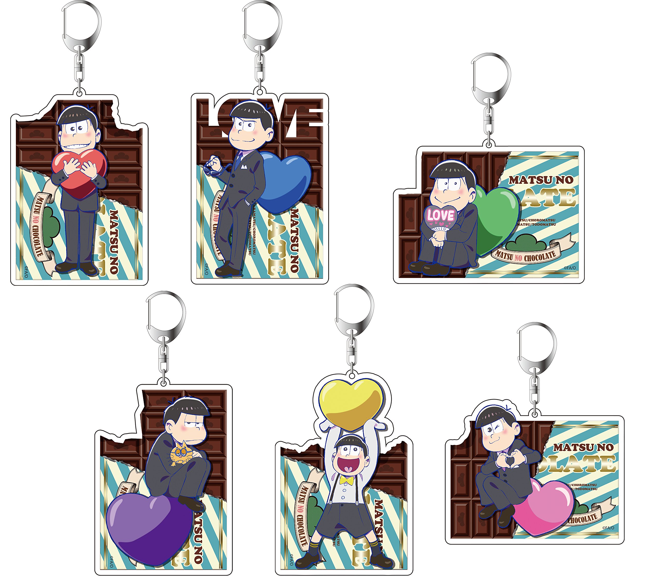Amazon.co.jp: おそ松さん カラ松 LOVE松アクリルキーホルダー : おもちゃ
