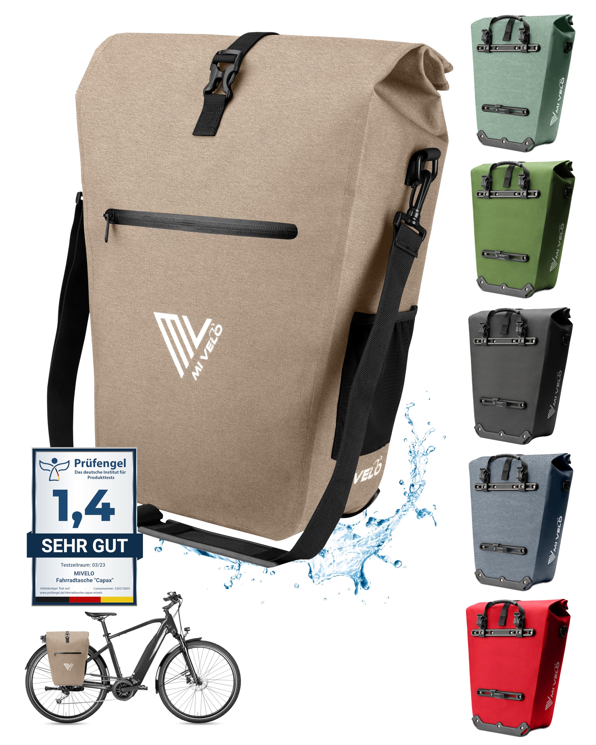 Fahrrad laptoptasche wasserdicht Clearance