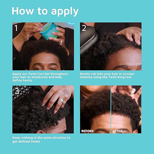 Miniatura 2 de KISS Colors & Care Twist King - Herramienta Premium para Twists, Duradera de Larga Duración, 2X Longevidad, Define Twists, Calidad Profesional,